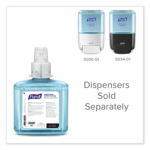 Healthy Soap Gentle And Free Foam Refill, For Es4 Dispensers, Fragrance-free, 1,200 Ml, 2/carton