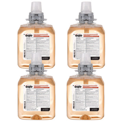 Luxury Foam Antibacterial Handwash Refill, Fresh Fruit Scent, 1,250 Ml, 4/carton