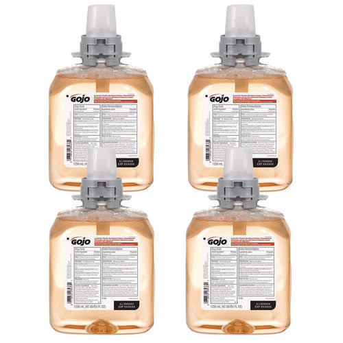 Luxury Foam Antibacterial Handwash Refill, Fresh Fruit Scent, 1,250 Ml, 4/carton