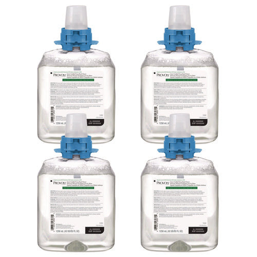 Green Certified Foam Hand Cleaner Refill, Fragrance-free, 1,250 Ml, 4/carton