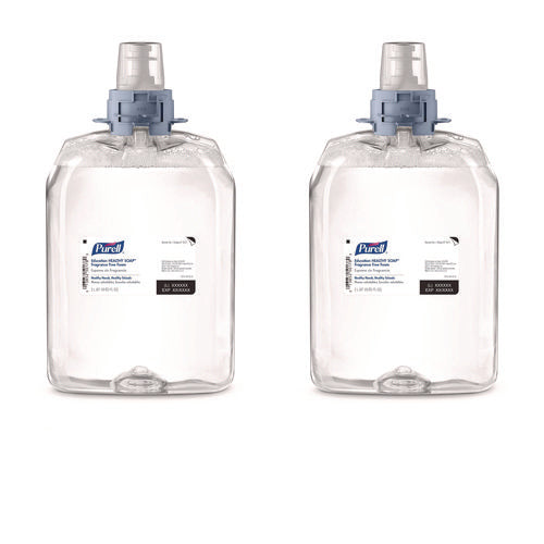 Education Healthy Soap Fragrance Free Foam Refill, Unscented, 2,000 Ml, 2/carton