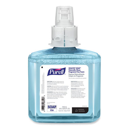 Clean Release Technology Healthy Soap Naturally Clean Foam, For Es6 Dispensers,  Fragrance-free, 1,200 Ml, 2/carton