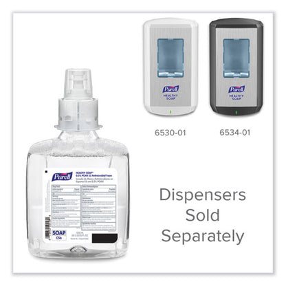 Healthy Soap 0.5% Pcmx E2 Antimicrobial Foam Refill, For Cs6 Dispensers, Fragrance-free, 1,200 Ml, 2/carton