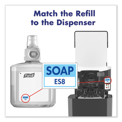 Clean Release Technology (crt) Healthy Soap High Performance Foam Refill, For Es8 Dispensers, Fragrance-free, 1,200 Ml, 2/ct