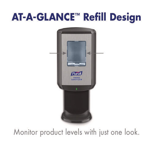 Cs8 Hand Sanitizer Dispenser, 1,200 Ml, 5.79 X 3.93 X 15.64, Graphite