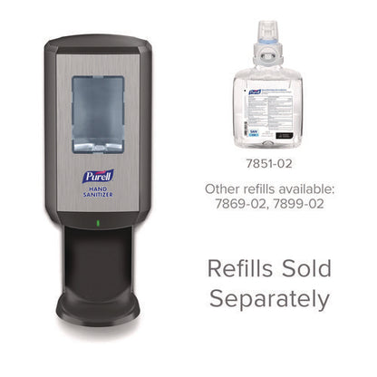 Cs8 Hand Sanitizer Dispenser, 1,200 Ml, 5.79 X 3.93 X 15.64, Graphite