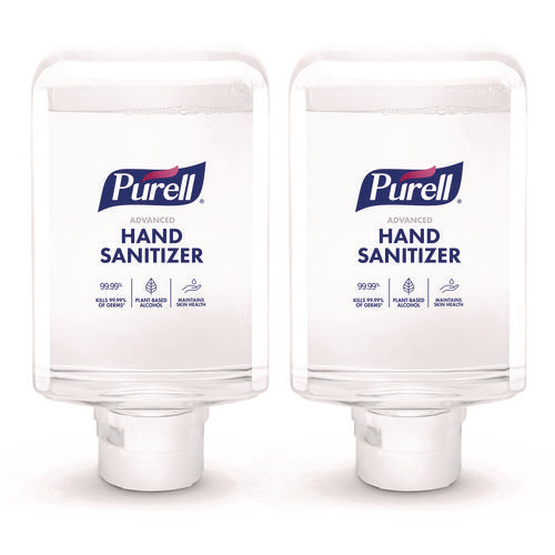 Advanced Hand Sanitizer Foam, Refill For Purell Es10 Automatic Hand Sanitizer Dispenser, 1,200 Ml, Citrus Scent, 2/carton