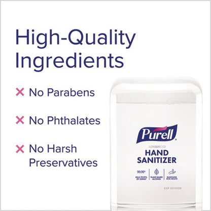 Advanced Hand Sanitizer Foam, Refill For Purell Es10 Automatic Hand Sanitizer Dispenser, 1,200 Ml, Citrus Scent, 2/carton