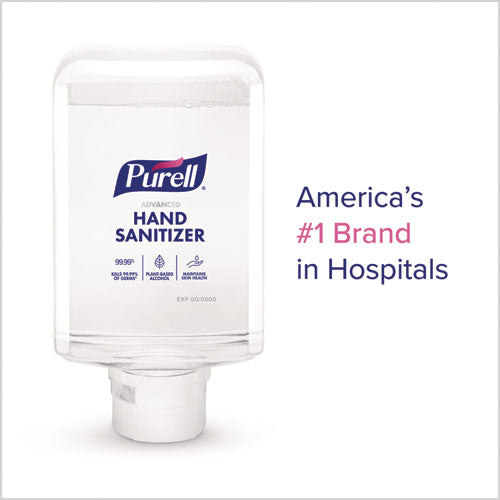 Advanced Hand Sanitizer Foam, Refill For Purell Es10 Automatic Hand Sanitizer Dispenser, 1,200 Ml, Citrus Scent, 2/carton
