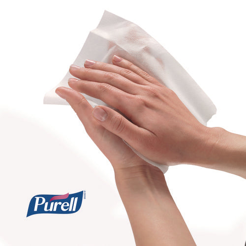 Cottony Soft Individually Wrapped Sanitizing Hand Wipes, 5 X 7, Unscented, White, 120/box