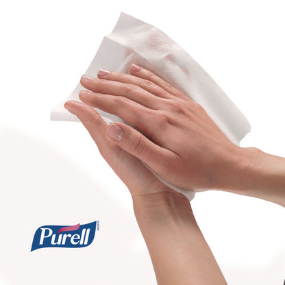 Cottony Soft Individually Wrapped Sanitizing Hand Wipes, 5 X 7, Unscented, White, 120/box