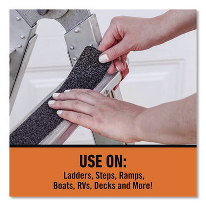 Tread Tape, 3" Core, 2" X 10 Ft, Black