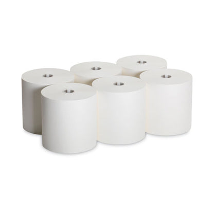 Sofpull Hardwound Roll Paper Towel, Nonperforated, 1-ply, 7.87" X 1,000 Ft, White, 6 Rolls/carton