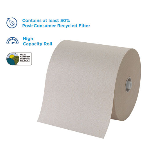 Pacific Blue Ultra Paper Towels, 1-ply, 7.87" X 1,150 Ft, Natural, 3 Rolls/carton