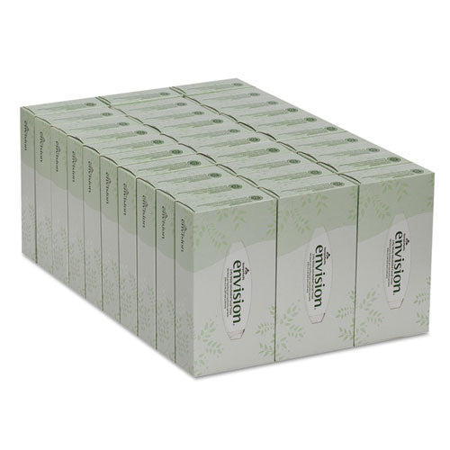Envision White Facial Tissue, 2-ply, White, 100 Sheets/box, 30 Boxes/carton