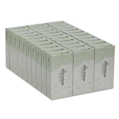 Envision White Facial Tissue, 2-ply, White, 100 Sheets/box, 30 Boxes/carton