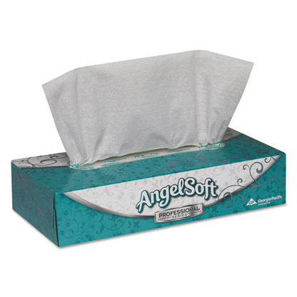 Angel Soft Ps Premium Facial Tissues In Flat Box, 2-ply, White, 100 Sheets/box, 30 Boxes/carton