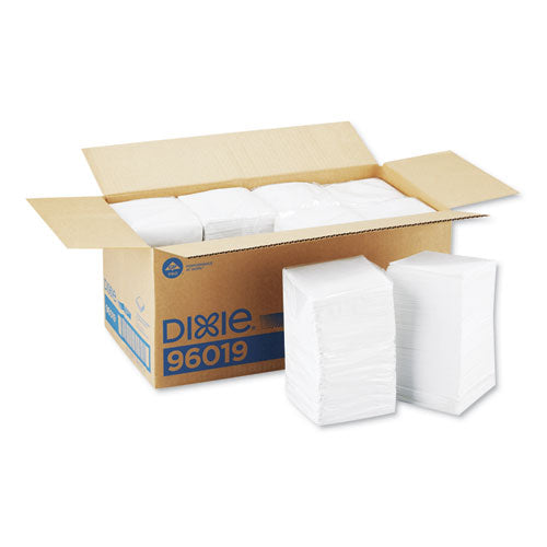 Beverage Napkins, Single-ply, 9 1/2 X 9 1/2, White, 4,000/carton