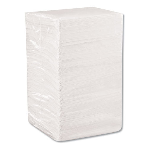 Beverage Napkins, Single-ply, 9 1/2 X 9 1/2, White, 4,000/carton