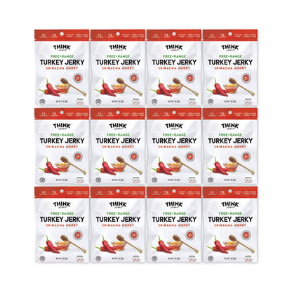 Sriracha Honey Turkey Jerky, 1 Oz Pouch, 12/pack