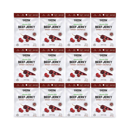 Sweet Chipotle Beef Jerky, 1 Oz Pouch, 12/pack