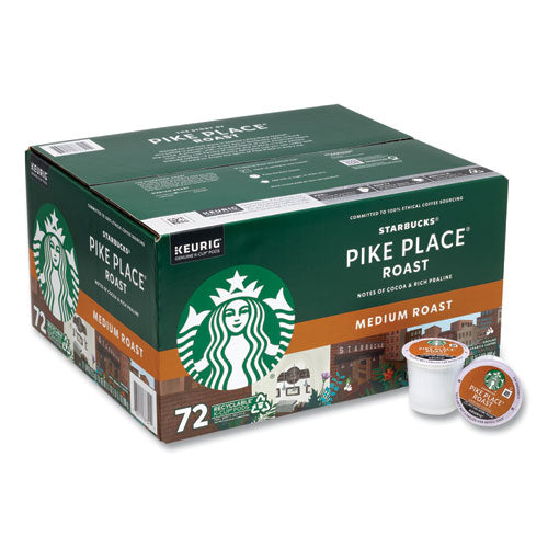 Pike Place Coffee K-cups, Pike Place Roast, 72/carton
