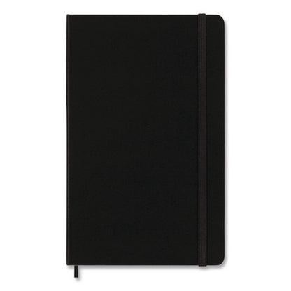 Hard Cover Notebook, 1-subject, Quadrille Rule, Black Cover, (120) 8.25 X 5 Sheets