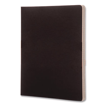 Cahier Journal, 1-subject, Narrow Rule, Black Cover, (120) 9.75 X 7.5 Sheets, 3/pack