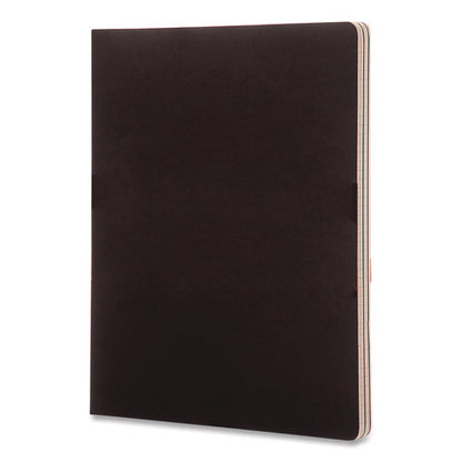 Cahier Journal, 1-subject, Narrow Rule, Black Cover, 10 X 7.5 Sheets, 3/pack
