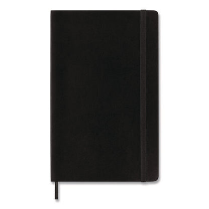 Classic Softcover Notebook, 1-subject, Narrow Rule, Black Cover, (192) 8.25 X 5 Sheets