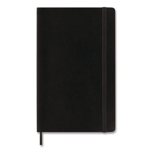 Classic Softcover Notebook, 1-subject, Narrow Rule, Black Cover, (192) 8.25 X 5 Sheets