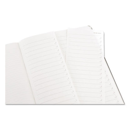 Professional Notebook, 1-subject, Narrow Rule, Black Hardcover, (192) 9.75 X 7.5 Sheets