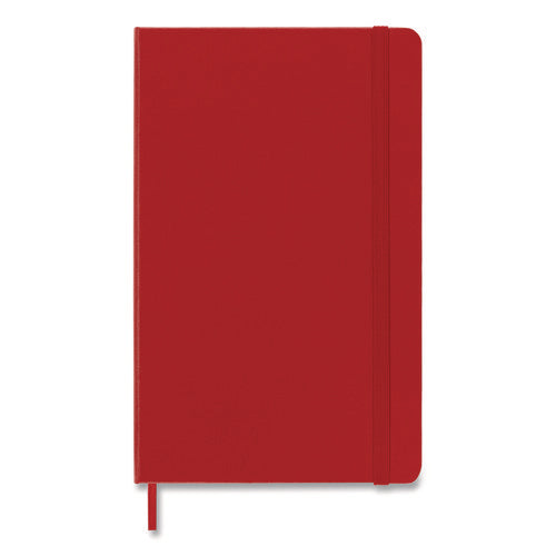 Classic Colored Hardcover Notebook, 1-subject, Narrow Rule, Red Cover, (240) 8.25 X 5 Sheets