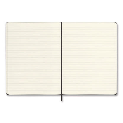 Classic Colored Hardcover Notebook, 1-subject, Narrow Rule, Black Cover, (192) 10 X 7.5 Sheets