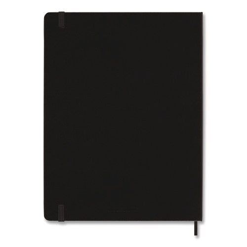 Classic Colored Hardcover Notebook, 1-subject, Narrow Rule, Black Cover, (192) 10 X 7.5 Sheets