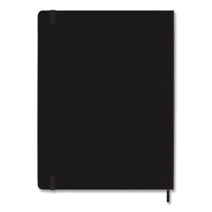 Classic Colored Hardcover Notebook, 1-subject, Narrow Rule, Black Cover, (192) 10 X 7.5 Sheets