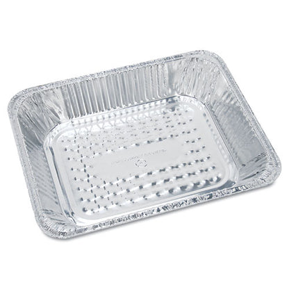 Aluminum Oblong Container, 1 Lb, 4.56 X 5.56 X 1.63, Silver, 1,000/carton