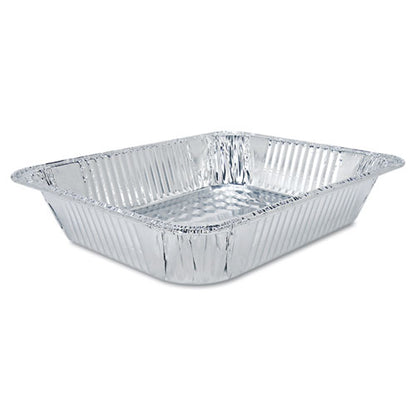 Aluminum Oblong Container, 1 Lb, 4.56 X 5.56 X 1.63, Silver, 1,000/carton