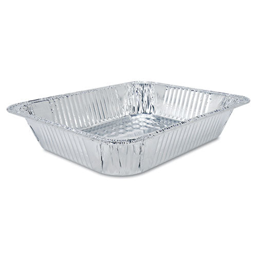 Aluminum Oblong Container, 1 Lb, 4.56 X 5.56 X 1.63, Silver, 1,000/carton