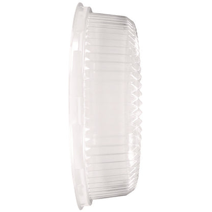 Plastic Dome Lids, Embossed, Fits 4012/4013, 12" Diameter, Clear, 25/carton