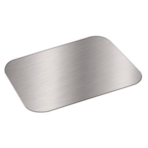 Foil Laminated Board Lid For Take Out Containers, 6.25 X 8.37, White/silver, Paper, 500/carton