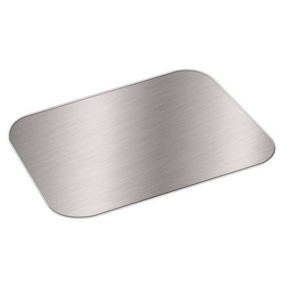 Foil Laminated Board Lid For Take Out Containers, 6.25 X 8.37, White/silver, Paper, 500/carton