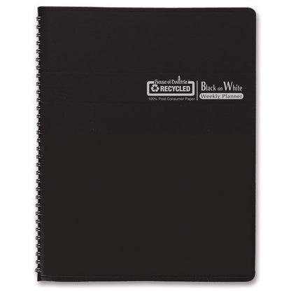 Black-on-white Photo Weekly Appointment Book, Landscape Photography, 11 X 8.5, Black Cover, 12-month (jan To Dec): 2026