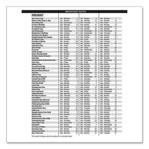 Black-on-white Photo Weekly Appointment Book, Landscape Photography, 11 X 8.5, Black Cover, 12-month (jan To Dec): 2026