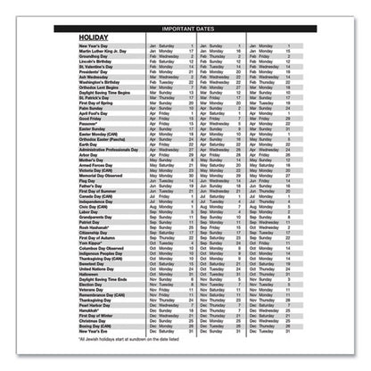Black-on-white Photo Weekly Appointment Book, Landscape Photography, 11 X 8.5, Black Cover, 12-month (jan To Dec): 2026