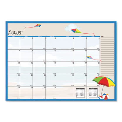Seasonal Monthly Planner, Illustrated Seasons Artwork, 10 X 7, Light Blue Cover, 12-month (jan To Dec): 2026