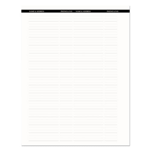 Academic Year Recycled Professional Weekly Planner, 11 X 8.5, Black Wirebound Soft Cover, 12-month (aug To July): 2025-2026