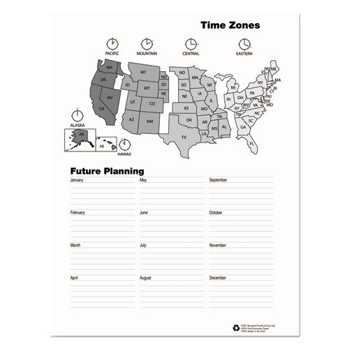 Academic Year Recycled Professional Weekly Planner, 11 X 8.5, Black Wirebound Soft Cover, 12-month (aug To July): 2025-2026