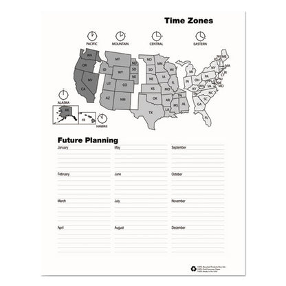 Academic Year Recycled Professional Weekly Planner, 11 X 8.5, Black Wirebound Soft Cover, 12-month (aug To July): 2025-2026