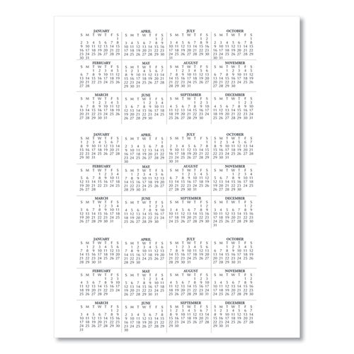 Recycled Weekly Appointment Book Ruled Without Appointment Times, 8.75 X 6.88, Black Cover, 12-month (jan To Dec): 2026